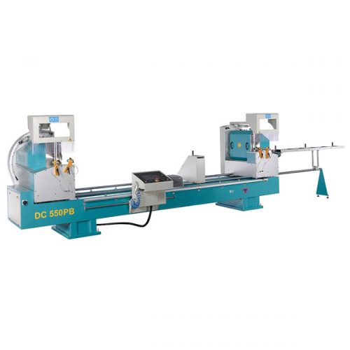 DC 550 PB - Çift Kafa Kesme Makinesi (Tam Otomatik - Barkodlu) - Yavuz Metal Alüminyum
