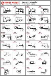 FS 50 Cephe Serisi Alüminyum Profiller - Katalog2